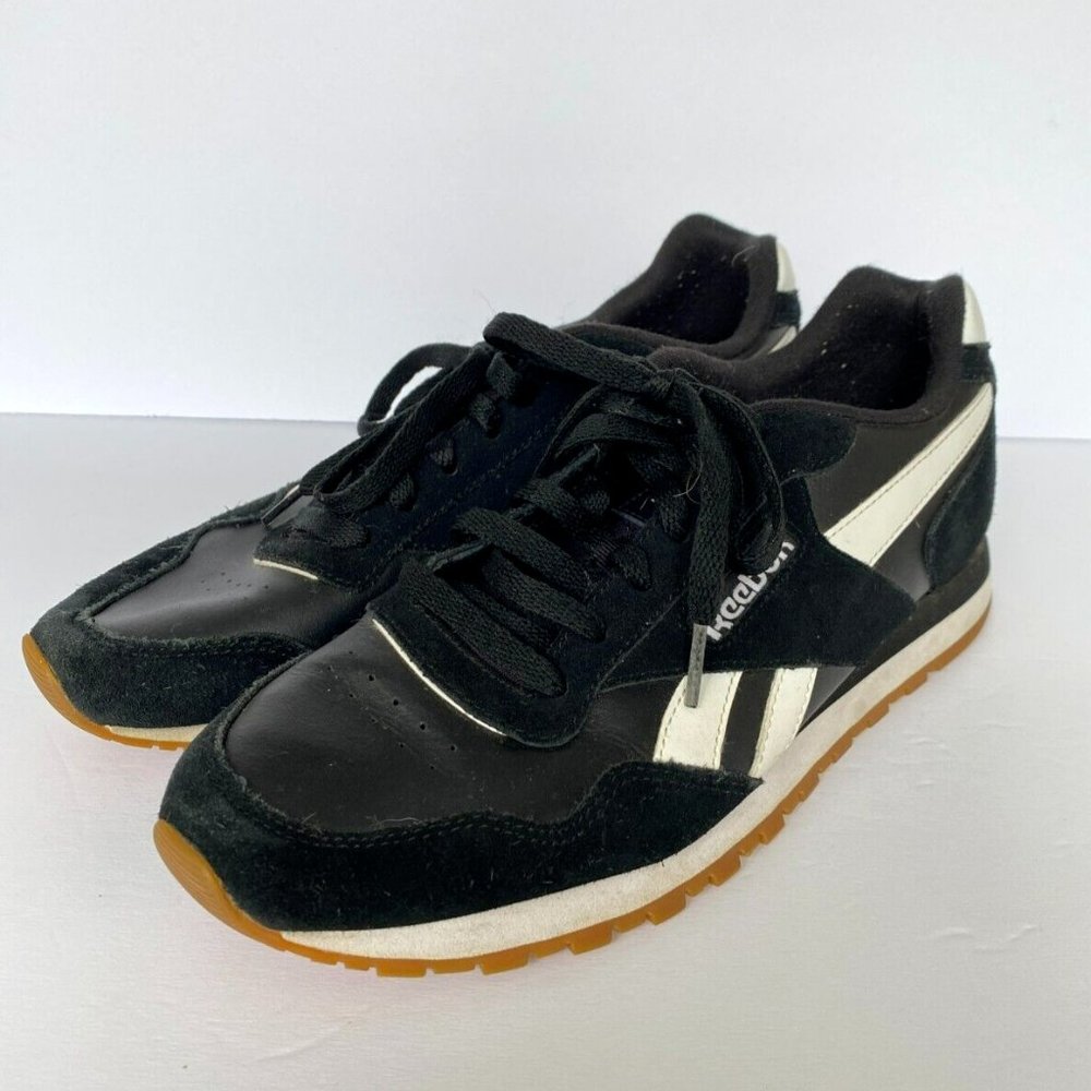 REEBOK HARMAN WORK RB1982 Men's Classic Composite Toe Black & White Sz 9 EUC